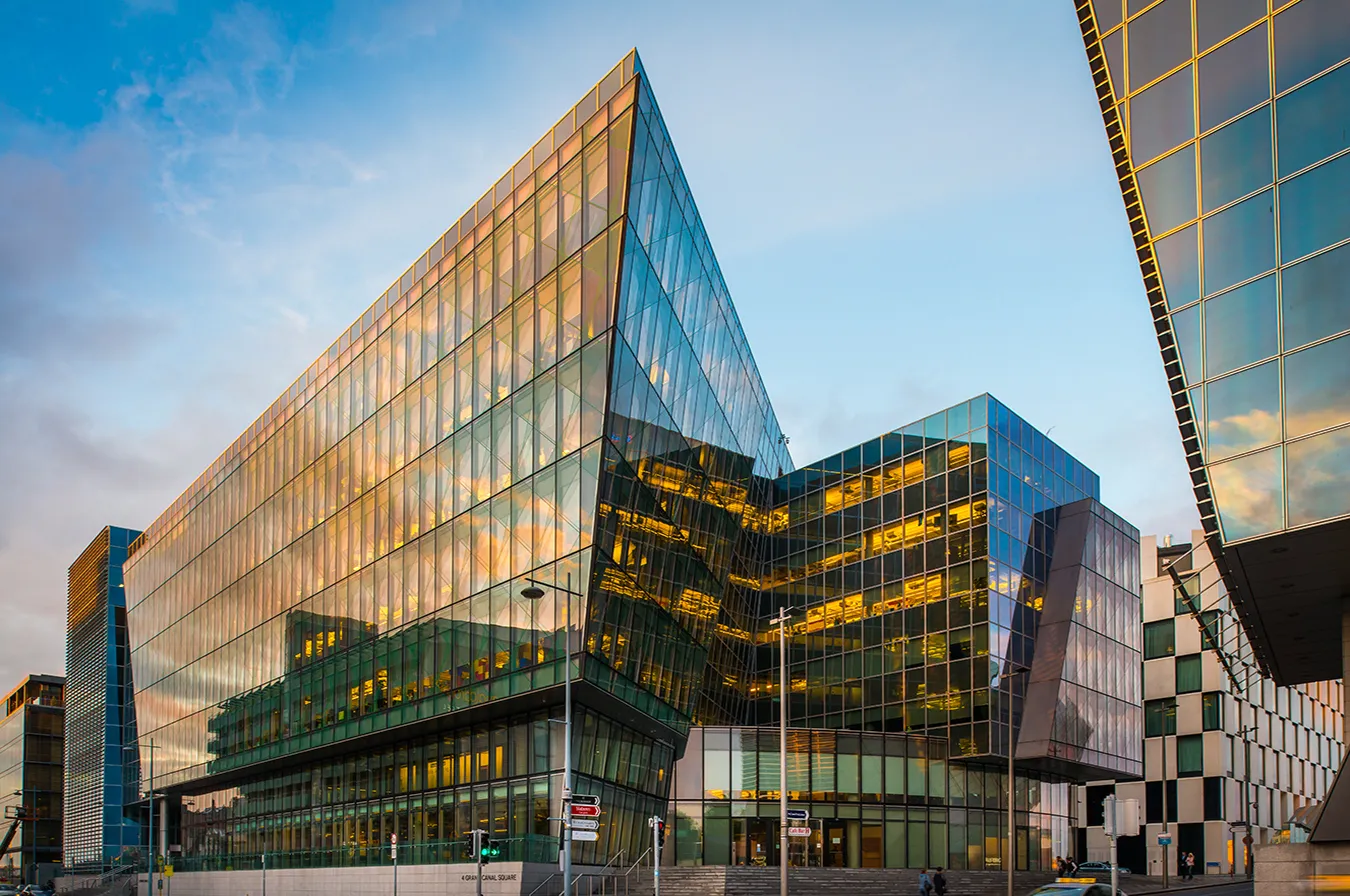 Grand Canal Square, Dublin.</br>Union Investment